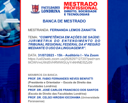 BANCA DE MESTRADO